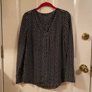 Zac and Rachel Black and White Top